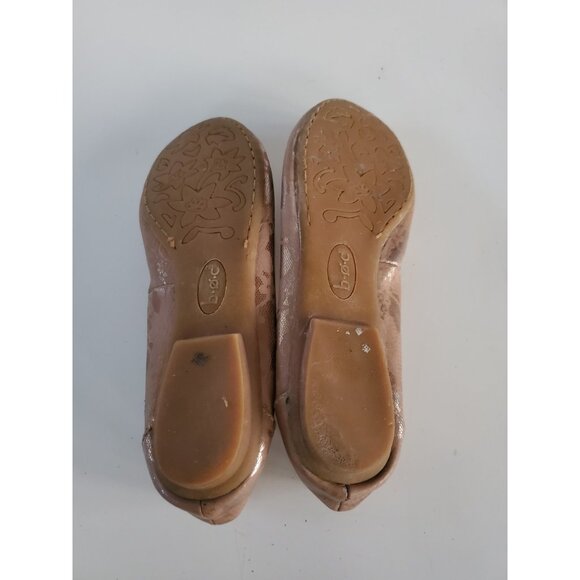B.O.C. Bronze Leather  Casual Slip On Ballet Flats  Size 9.5 M - Picture 14 of 14